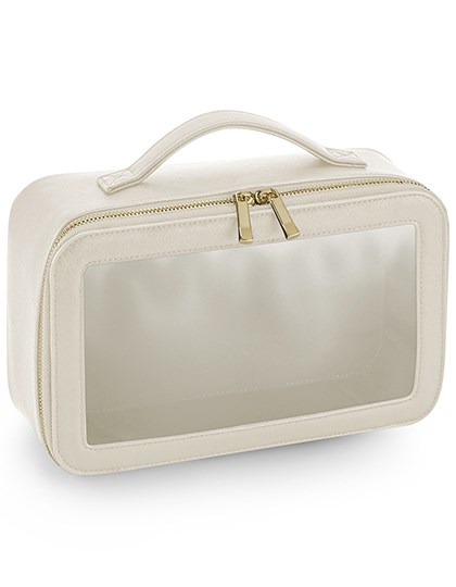 BagBase - Boutique Clear Window Travel Case - Oyster