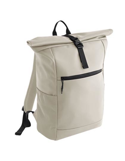 BagBase - Athlux Roll-Top Backpack - Natural Stone